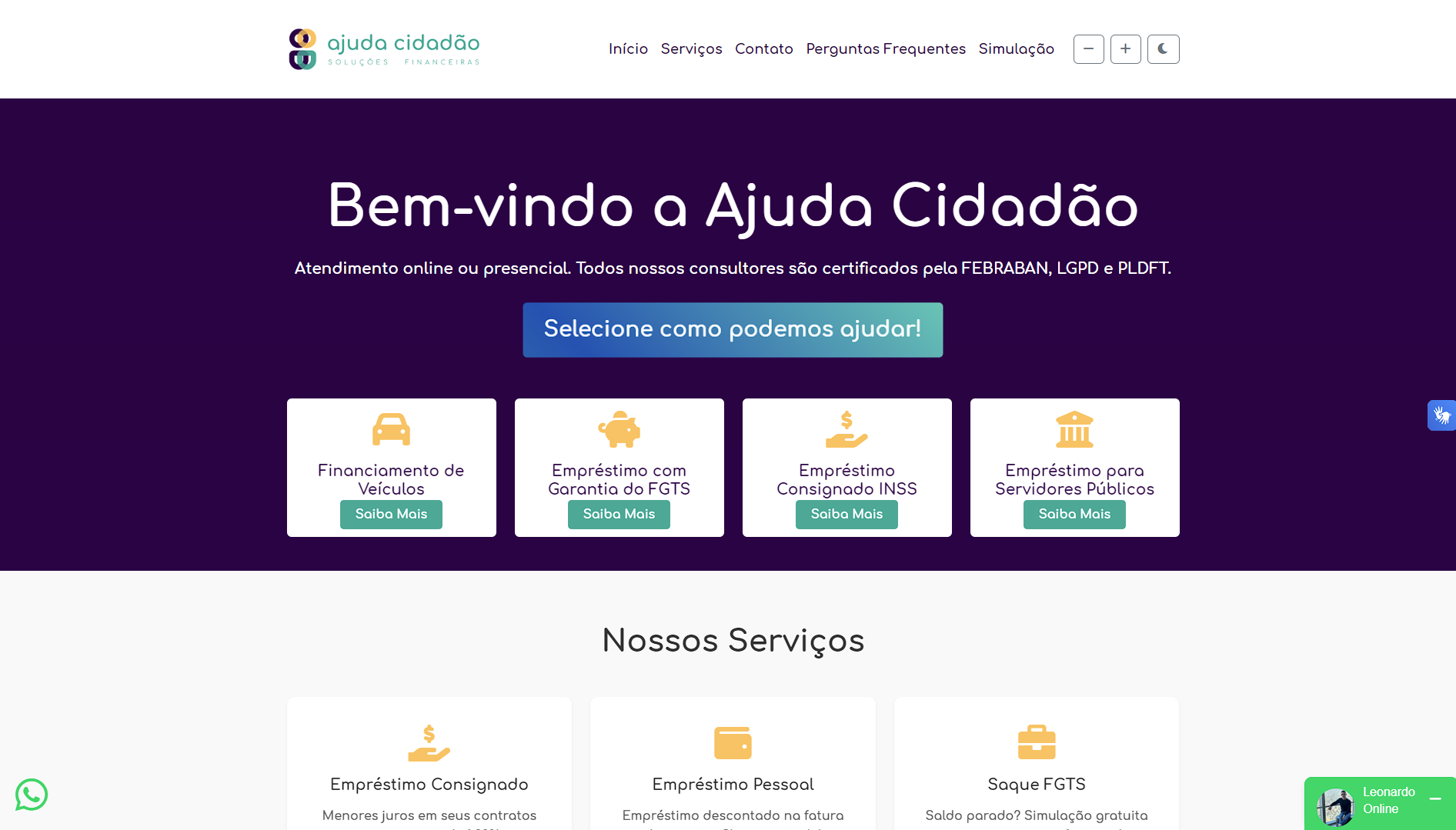Logo do site Ajuda Cidadão