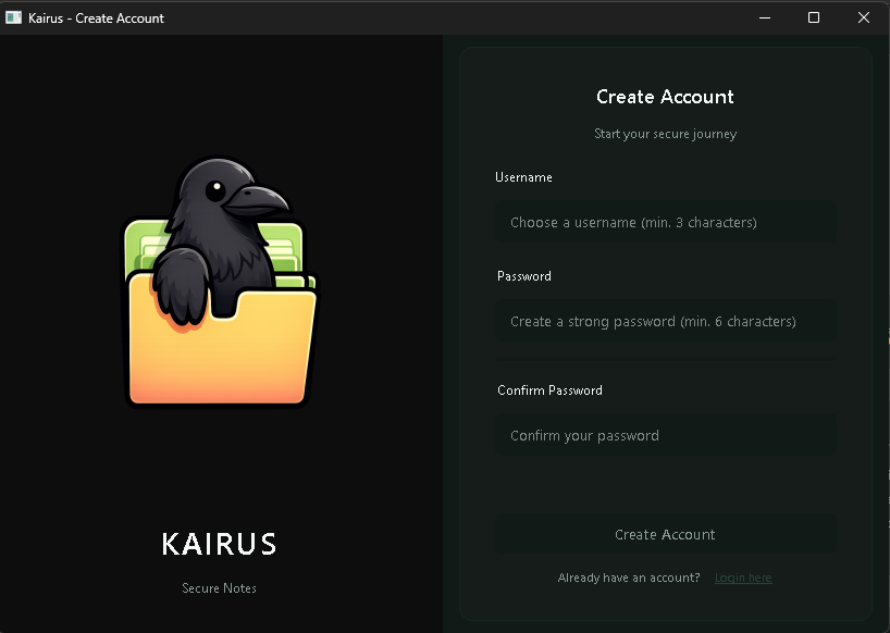 KAIRUS Dashboard Preview